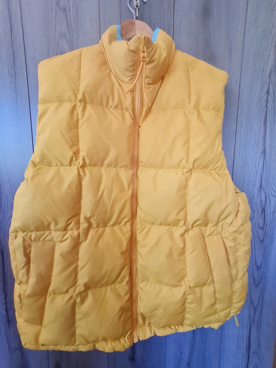 Levi’s The Simpsons Blue & Yellow Puffer Gilet Bodywarmer Size Large