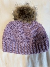 Handmade Crochet Knit Beanie Hat