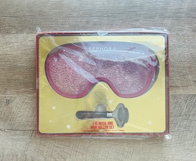 Sephora Cooling Eye Mask & Mini Facial Roller Set - New in Box SEALED