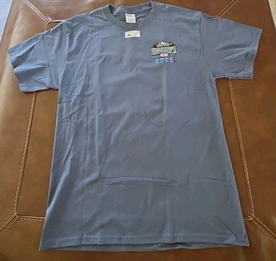 NHRA DRAG RACING OFFICAL 2025 NORTHWEST NATIONALS BLUE T-SHIRT MEDIUM NEW