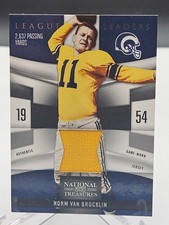 2009 National Treasures #6 Norm Van Brocklin League Leaders Relic #/99