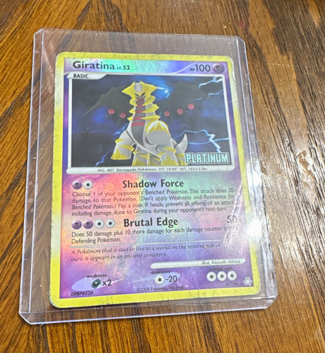 Pokemon Company Giratina 4/146 Legends Awakened Reverse Holo Rare Eng 100 HP