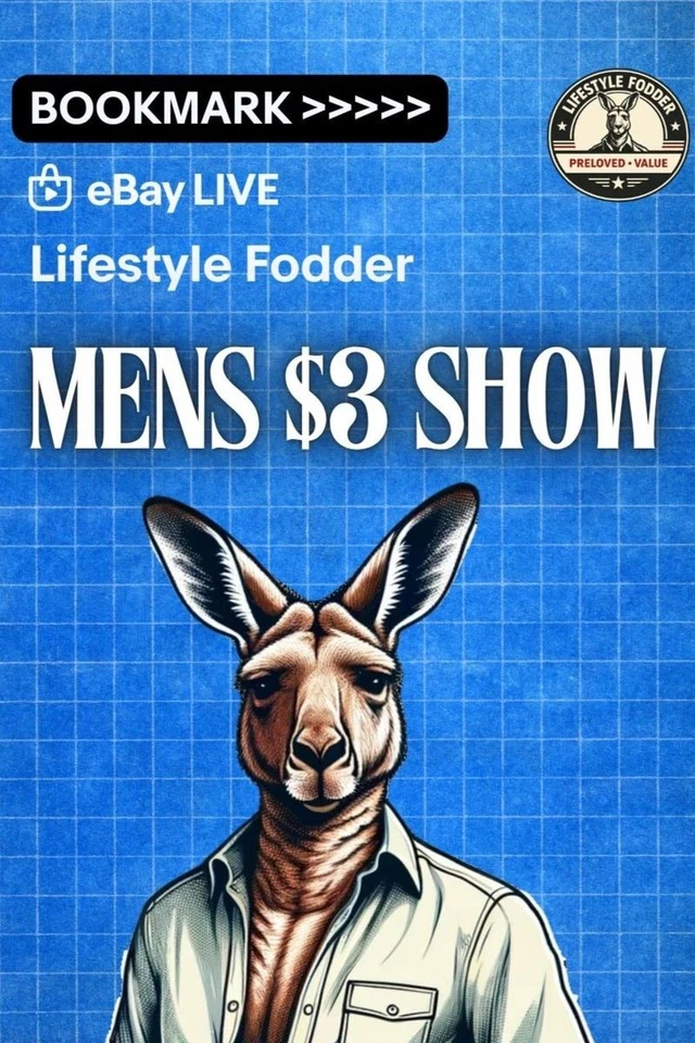MENS $3 PRELOVED SHOW