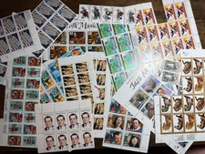 ALL $.32! Usable MINT 335 US Stamps Face Value $107.20 $65 Way Below Face!! 