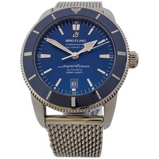 Breitling SuperOcean Heritage II B20 AB2020 46mm Blue Dial Automatic Men's Watch 2