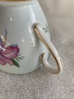 283e Elizabethan Fine Bone China Teacup And Saucer Pink And Blue Orchids — photo 5