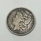 1885 Morgan Dollar 90% Silver $1 US Coin Collectible