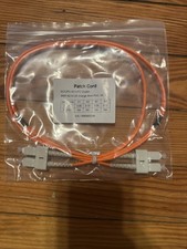 OM1 LC to LC Fiber Optic Patch Cable 62.5/125 Multimode Duplex Orange SC ST 1M