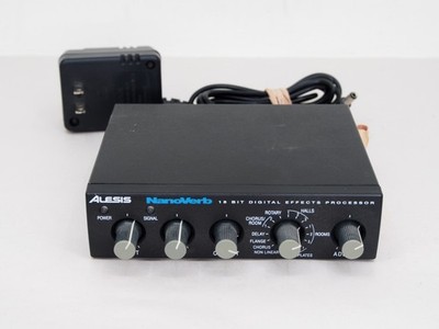 Alesis NanoVerb 18-bit Stereo Hall Reverb & Digital Effects Unit w/ power supply