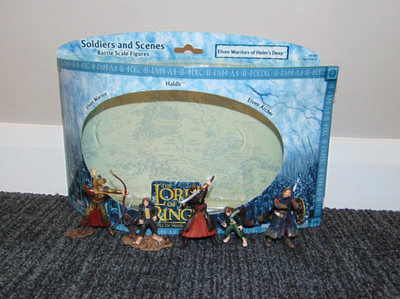 Der Herr der Ringe Play Along Figuren Konvolut 2003 *Elfenkrieger & Amon-Henne*