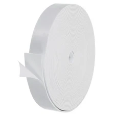 Weather Stripping Door Seal Strip 1 Roll 1 Inch x 1/16 Inch x 32 Ft White
