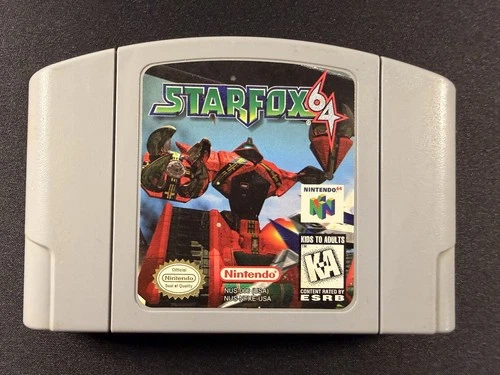 Star Fox 64 (1997) - Nintendo 64 Game Cartridge - Tested and Works