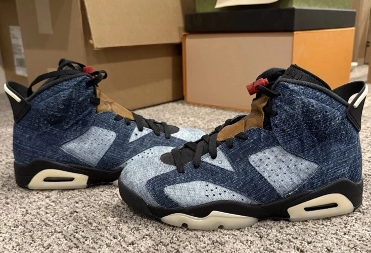Air Jordan 6 デニム風 6 US Air Jordan 6 Washed Denim | Kixify Marketplace