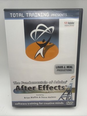 Total Training The Fundamentals of Adobe After Effects 3 DVD Training Holmes J4