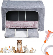 Puppy Incubator, Pet Atomization Oxygen Box, Incubator for Kitten and Puppies, P