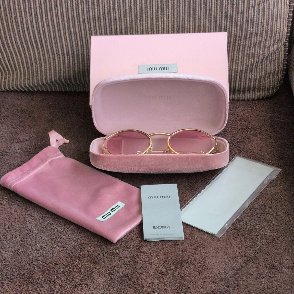 ラオラクルミューミューネッグ Miu Miu Tortoiseshell Eyewear - Prescription Glasses and Frames