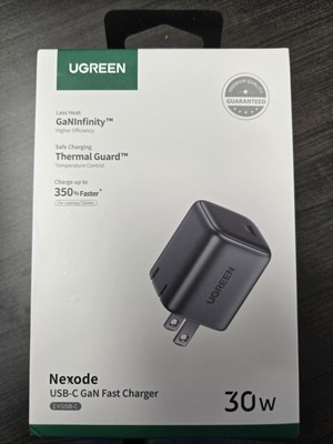UGREEN 30W USB C Nexode Foldable GaN Fast Wall Charger 