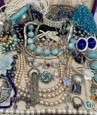 Vintage Estate Costume Jewelry Lot ! TRIFARI , MONET and more!