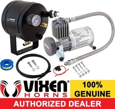 0.5 GAL AIR TANK/150 PSI COMPRESSOR ONBOARD SYSTEM KIT F/ TRAIN HORN 12V VXO8805