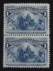 CKStamps: US Stamps Collection Scott#230 1c Columbian Mint NH OG