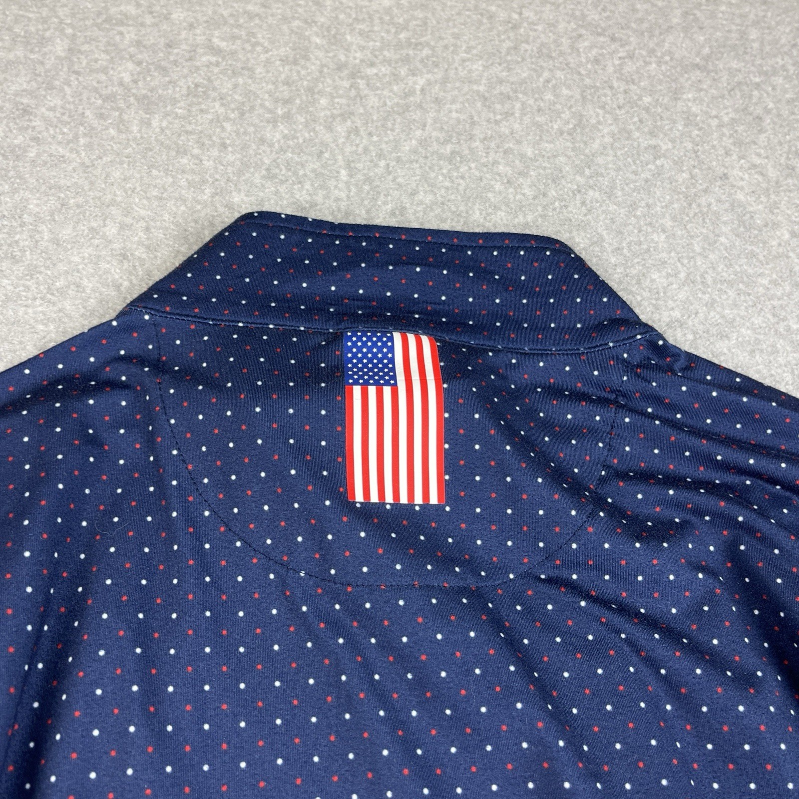 Rhoback Performance Pullover Large 1/4 Q-Zip Blue… - image 7