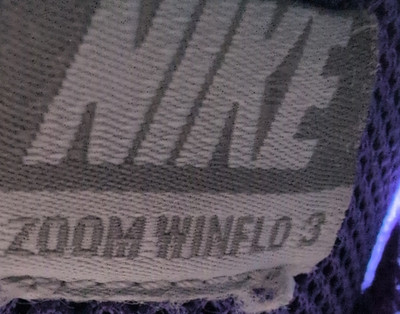 Nike Zoom Winflo 3 Dark Grey Racer Blue/ purple WOMEN'S Sneaker 831561-005 Mesh