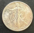 1945 D Walking Liberty Half Dollar - Brillaint Uncirculated - Wheel Mark