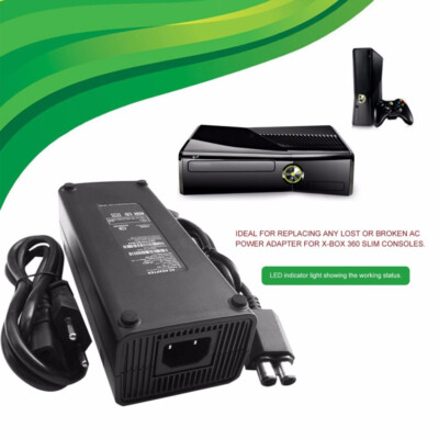 ALIMENTATORE Per MICROSOFT XBOX 360 SLIM TRASFORMATORE X-BOX - Foto 5