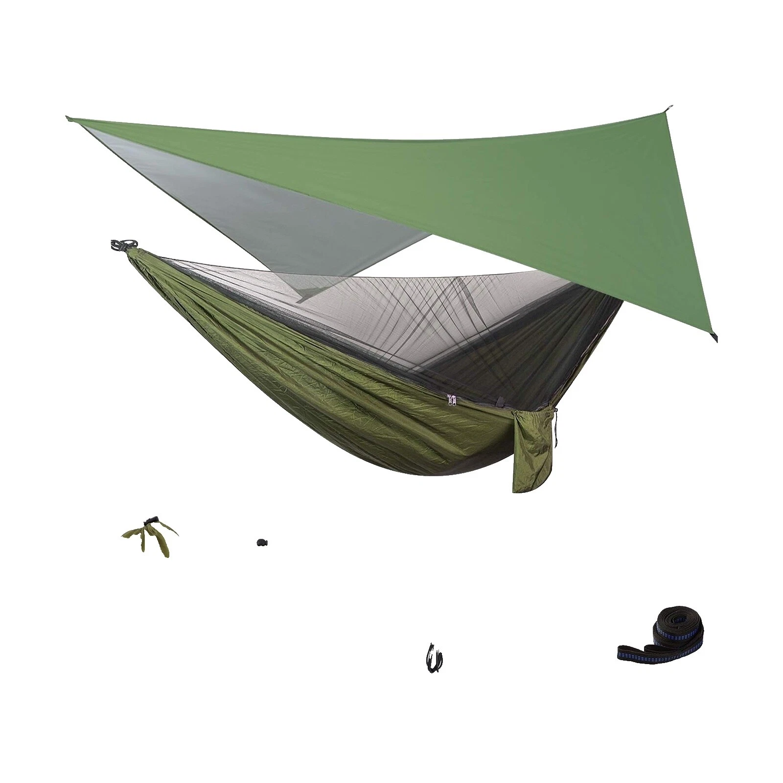 Red de Insectos Poliéster hamacas para campamento