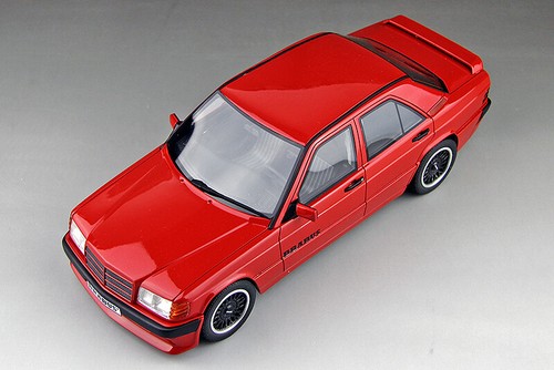 OTTO Benz Brabus 190E 3.6S W 201 Resin Diecast 1/18 Model Car Collection Red NIB - Picture 9 of 10