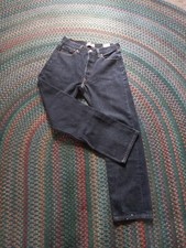 Vintage Levis 501 XX 5 Button Fly Denim Black Jeans 30x32 Made in Mexico Aj.