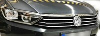 Edelstahl KüHlergrill Leisten Chrom FüR VW Passat B8 Ab 2014