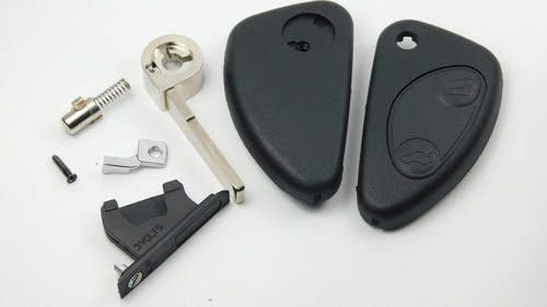 2 button flip key case shell for Alfa Romeo 147 156 GT Spider remote fob - Picture 4 of 4