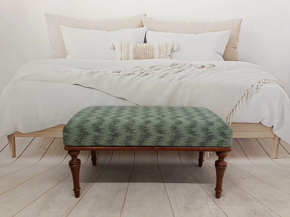 Bohemian bench, Telephone bench, Purse bench, Porch bench, Padded bench, - Image 2 of 4