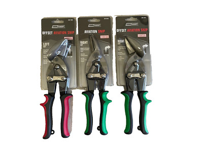 10'' Aviation Tin Snips  3 pc SET Forged Chrome Vanadium #12113