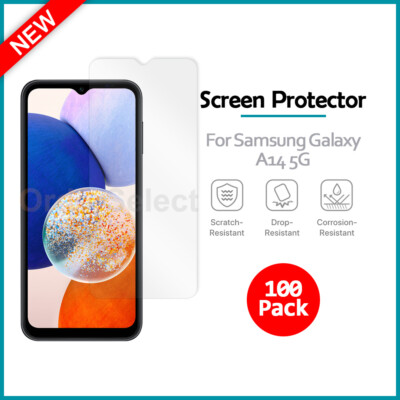 1-100 Lot LCD Clear HD Screen Protector for Android Phone Samsung Galaxy A14 5G