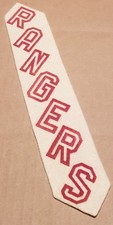 VINTAGE NHL ORIGINAL 6 SIX FELT HOCKEY PATCH 1950s New York Rangers * RARE *
