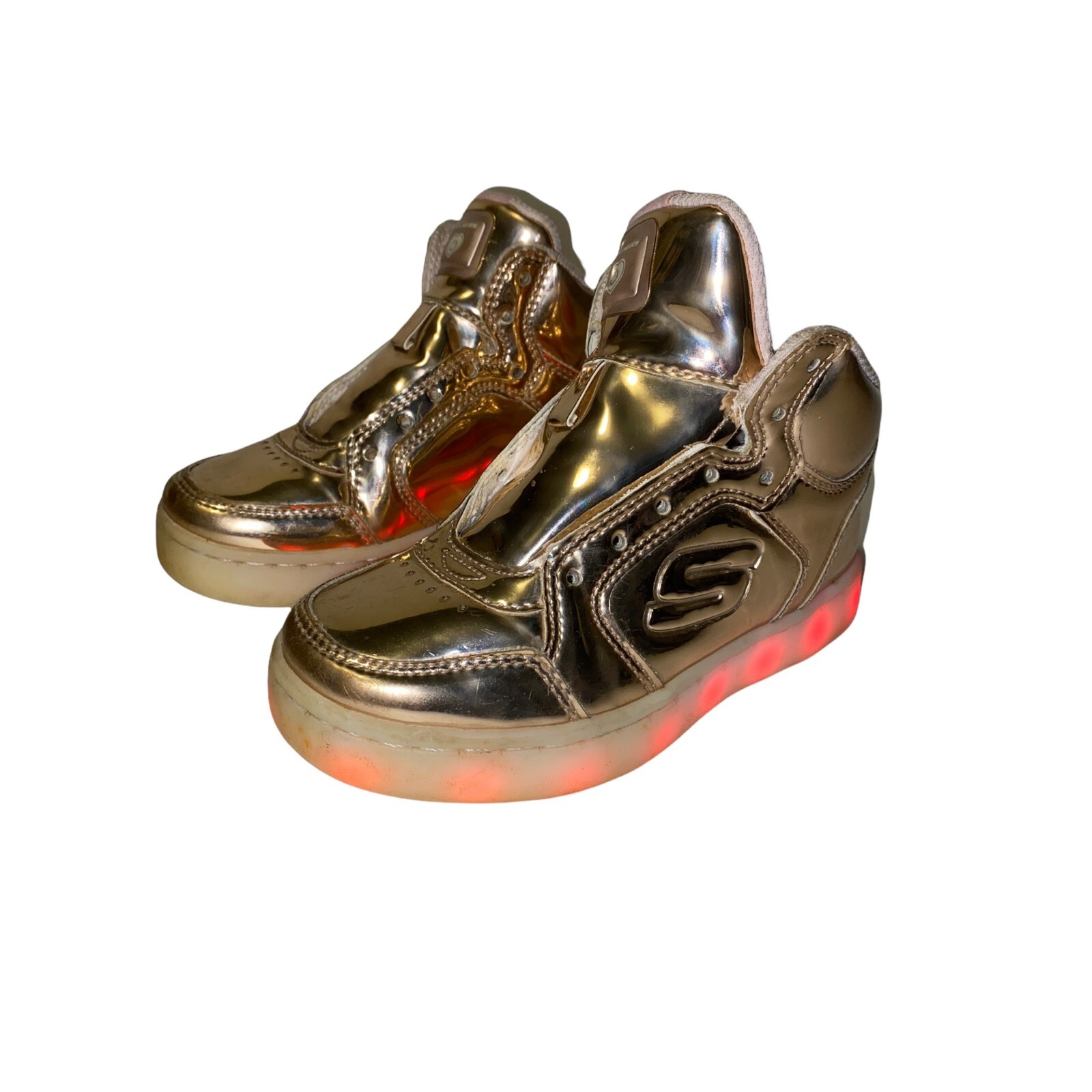 skechers energy lights rose gold