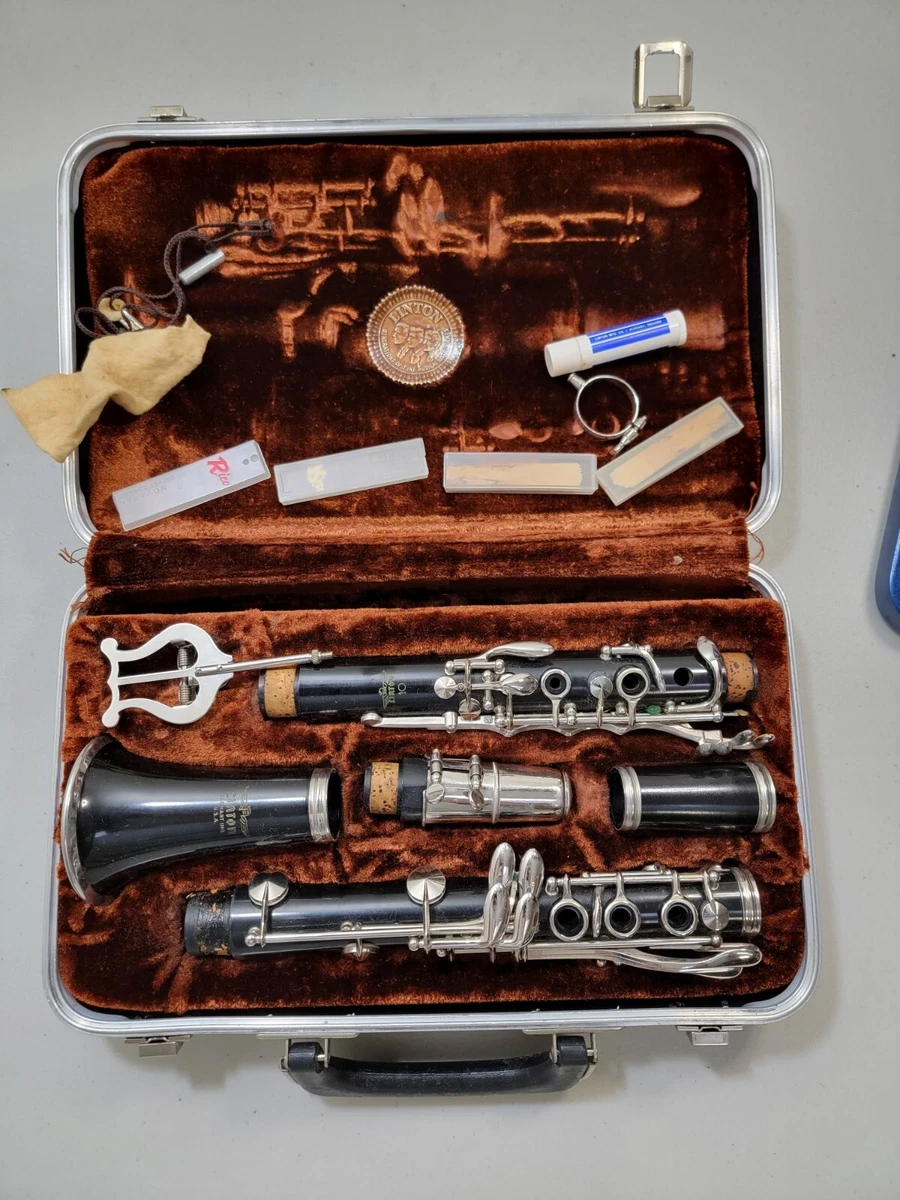 Linton 10 Clarinet US Elkhart with Case Stamp Excellent Condition