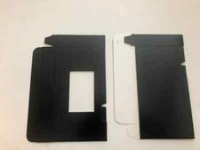 100 PCS NEW VHS Cardboard Sleeve, Side Load, DA3V/BLACK WITH WINDOW D24