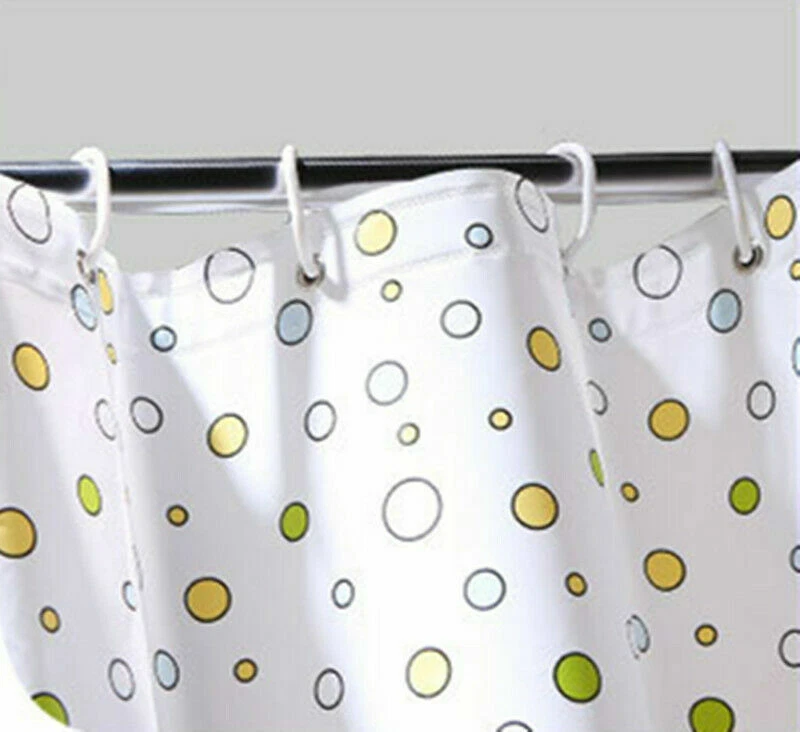 Fisch Muster Duschvorhang PEVA Anti-Schimmel Bad Wasserdicht Badewannenvorhang - Bild 3 von 4