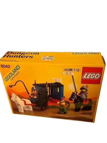 LEGO 6042 Dungeon Hunters Castle System Instructions Box VTG 1990 Complete