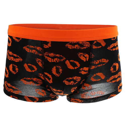 Men's Boxer Shorts Underwear Trunks Bamboo fiber Sexy Printed Underpants - Picture 6 of 24