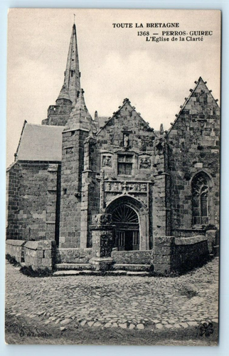 Gravure Ancienne Perros-Guirec En Bretagne (vers 1860) - Signée, Encadrée, Parfait état