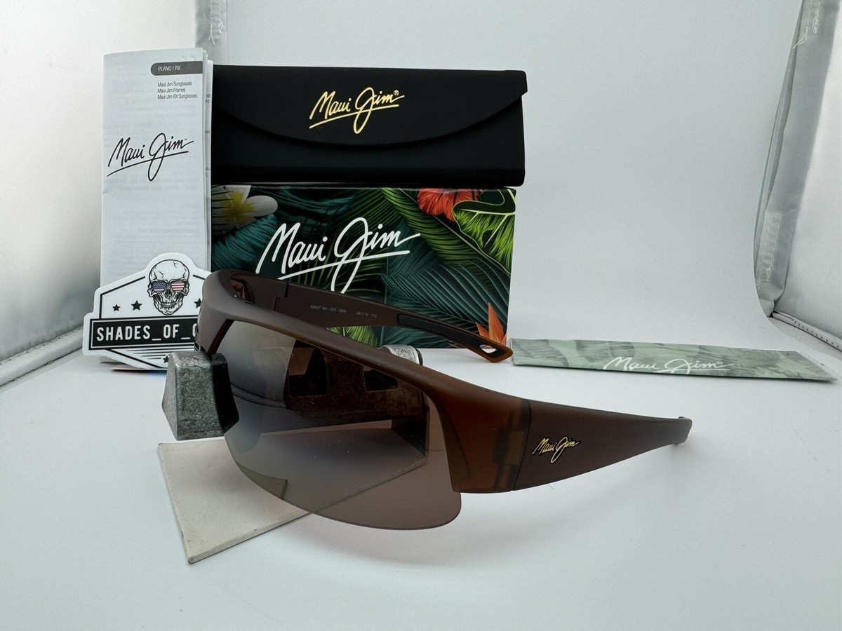 MAUI JIM SWITCHBACKS MJ 523-26M MATTE ROOTBEER HCL BRONZE
