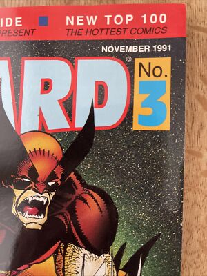 怪奇マガジン　NO.3 Wizard The Guide To Comics #3 (1991) Erik Larsen Wolverine Cover w