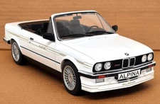 MCG 1/18 - Alpina C2 2.7 White 1986 BMW Cabriolet E30 Diecast model car