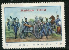 Switzerland Soldatenmarken Soldier a Artillerie  (Artillery) #217 MHR 20