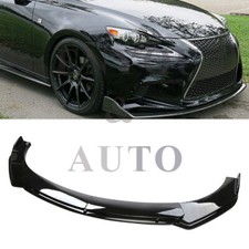 For Lexus Is250 Front Bumper Lip Spoiler Lower Splitter Glossy Black Body Kit For Lexus Is250 Front Bumper Lip Spoiler Lower Splitter Glossy Black Body Kit