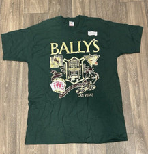 Vtg 1990s Fruit of the Loom Unisex Size Large Made In USA Tag Bally's Las Vagas